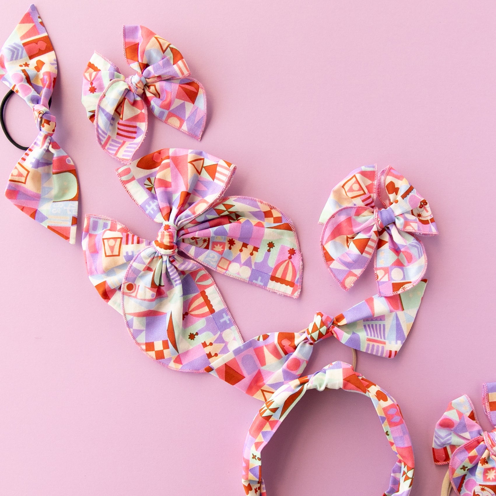 Small World | Pigtail Set - Petite Party Bow