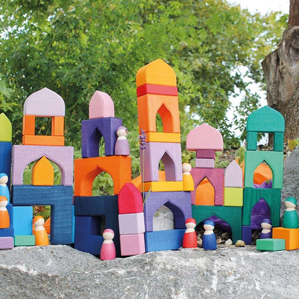 1001 Nights Wooden Blocks Building Set - Why and Whale