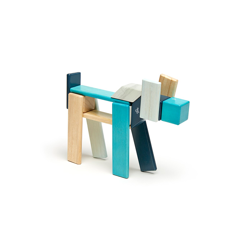24-Piece Set Magnetic Wooden Blocks Tegu Classics