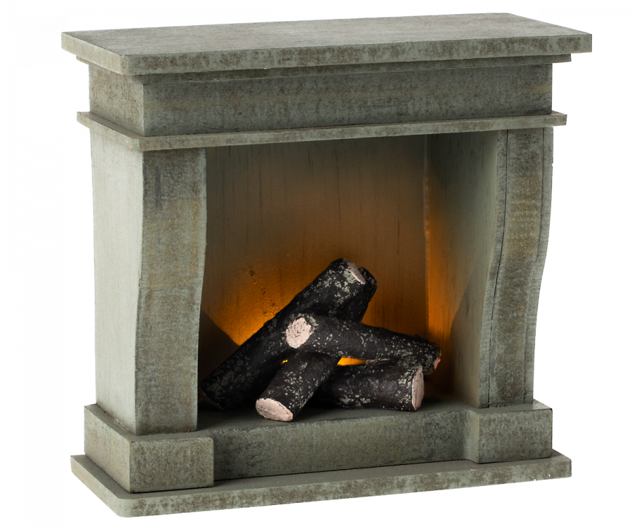 Maileg - Miniature Fireplace (lights up)