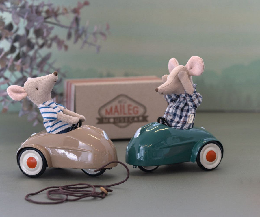 Maileg - Mouse Car, Light Brown