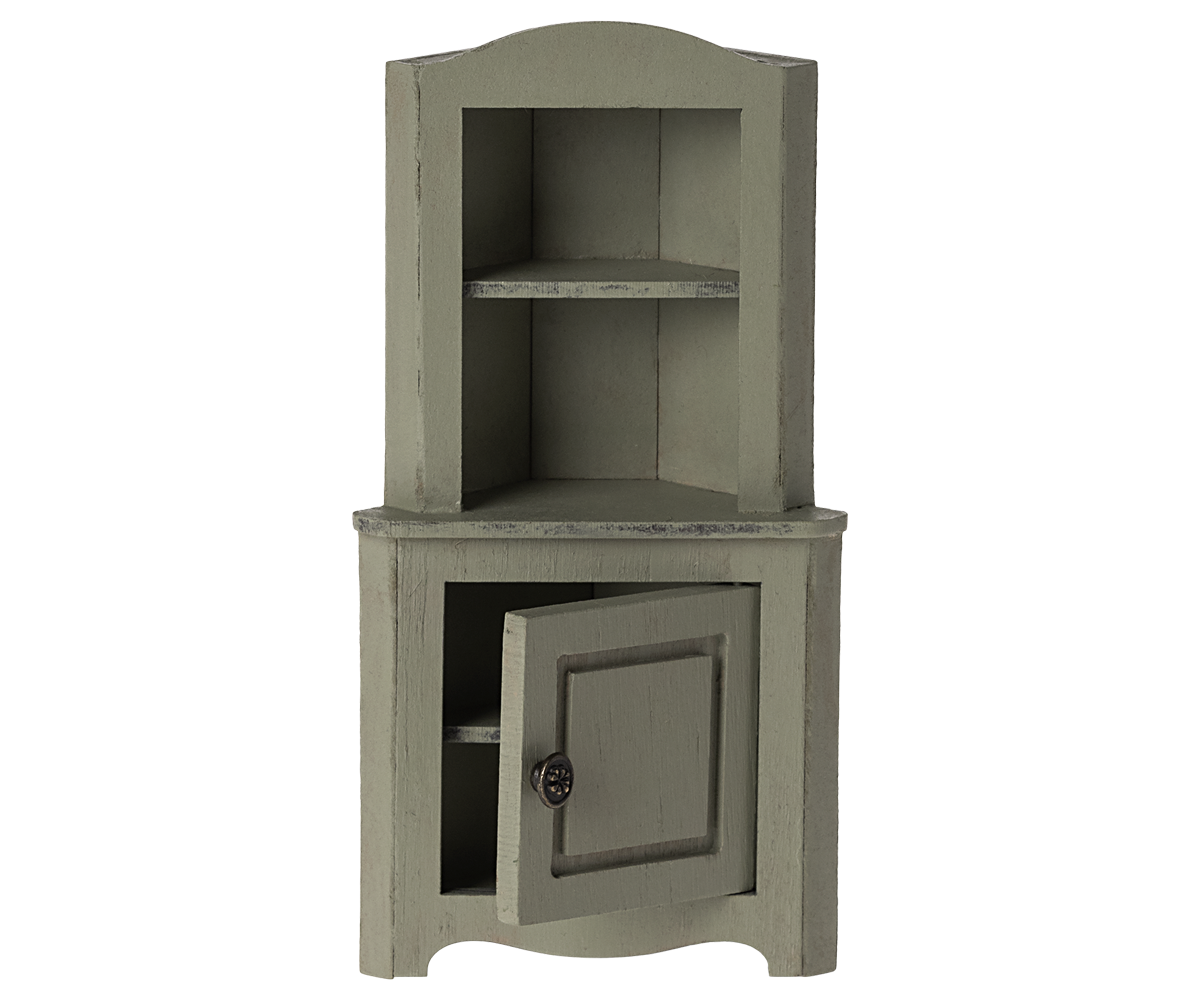 Corner Cabinet, Mouse - Light Green