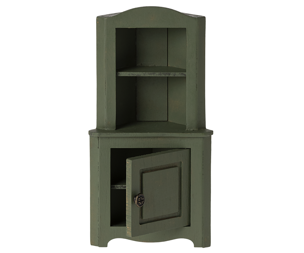 ETA JUNE SS24 Corner cabinet, Mouse - Dark green