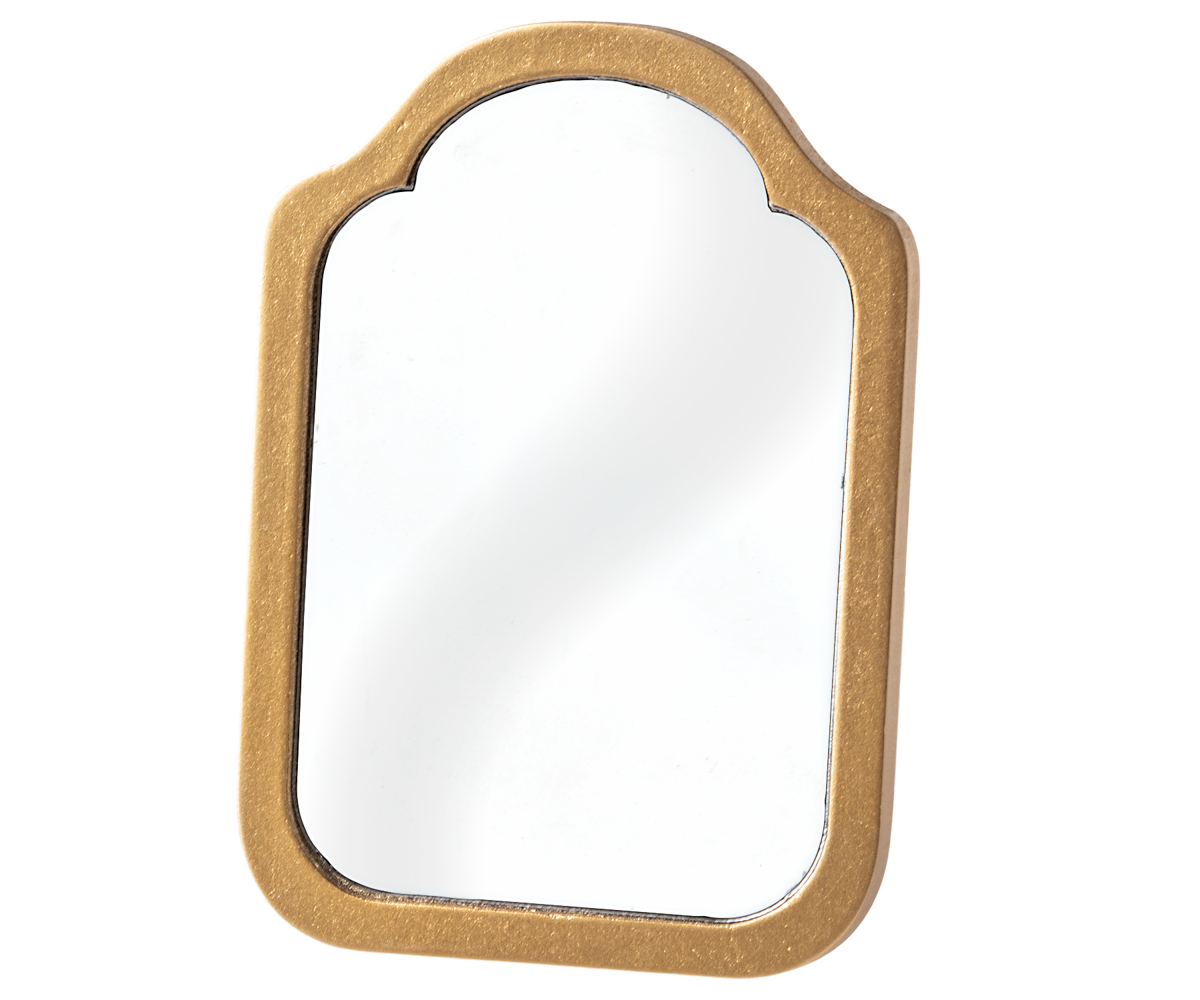 Miniature Gold Mirror