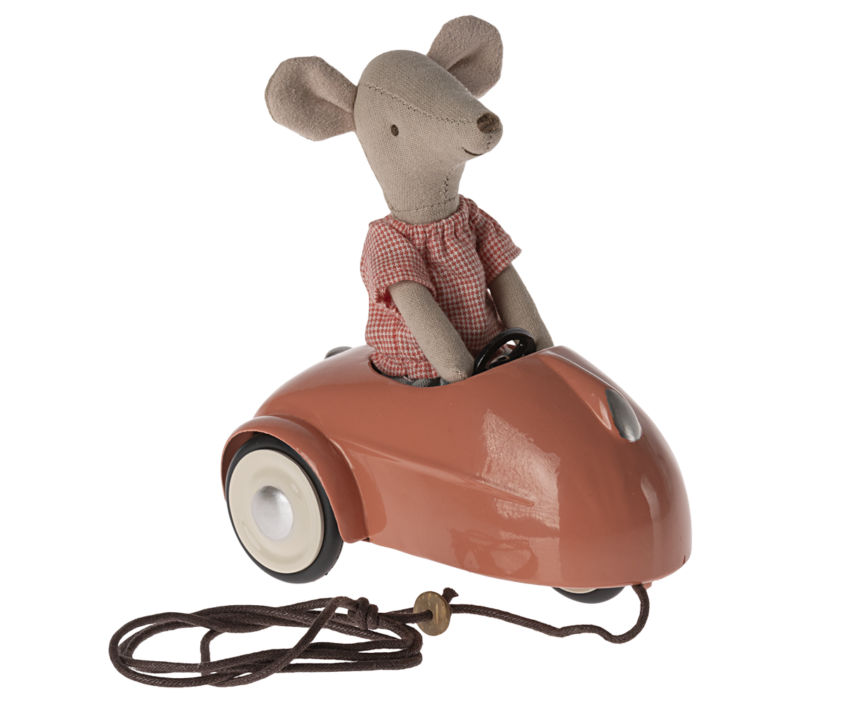 Maileg - Mouse car - Coral
