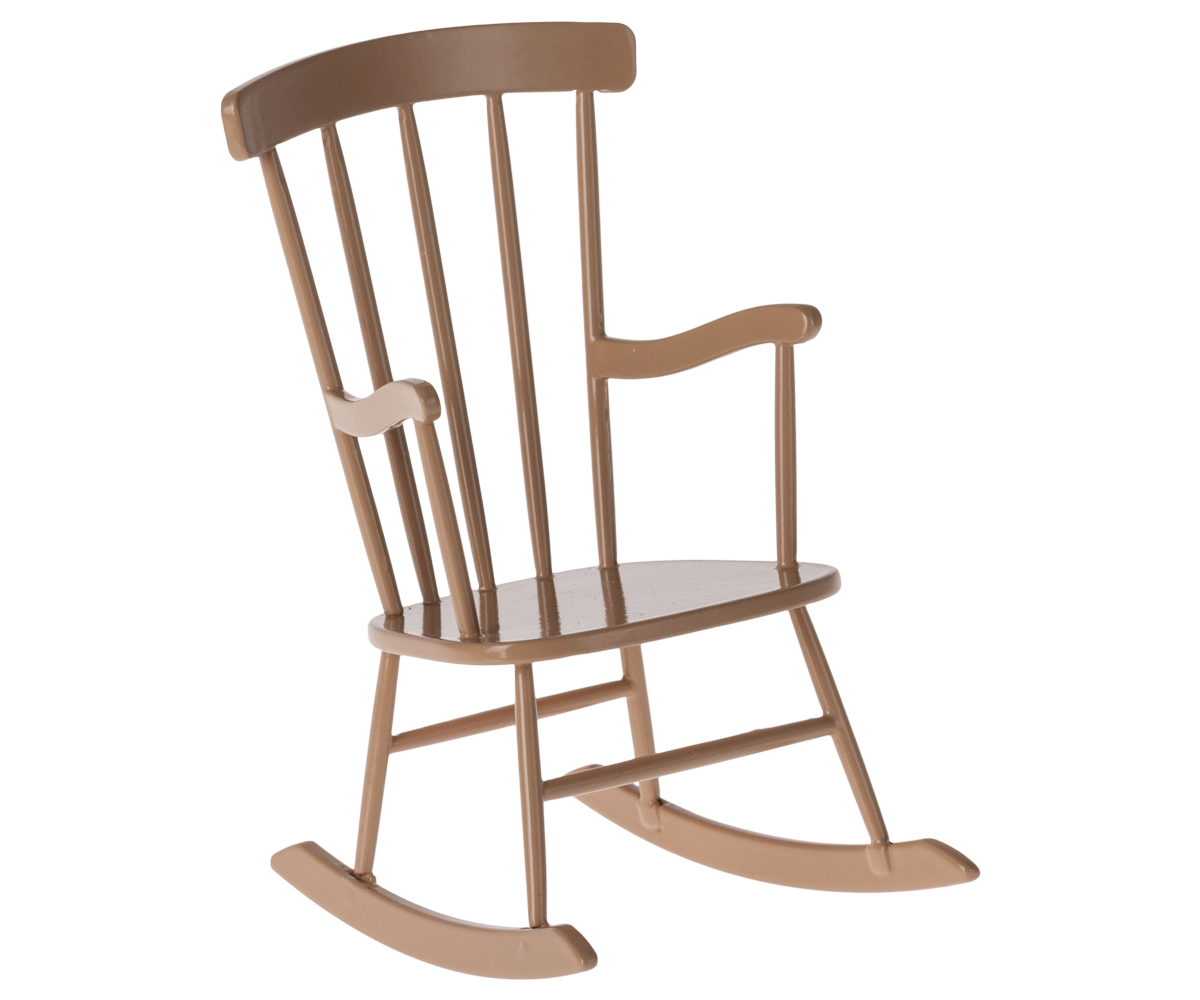 Maileg - Rocking chair, Mini - Dark powder