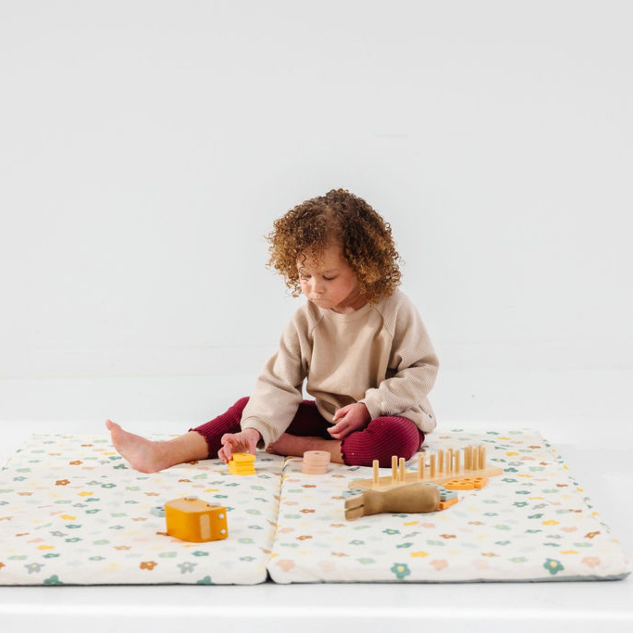 Playful Posies Organic Cotton Mat