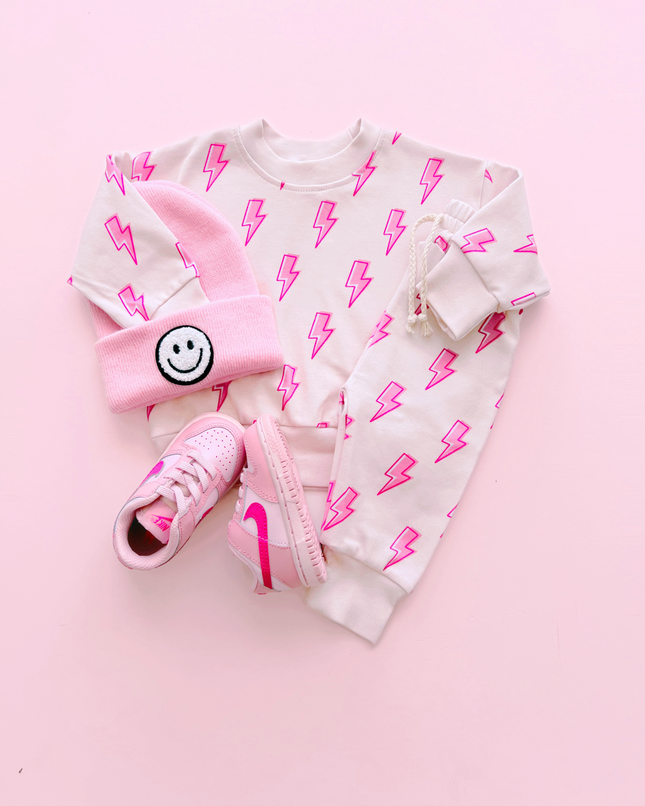 Jogger Set | Pink Bolts