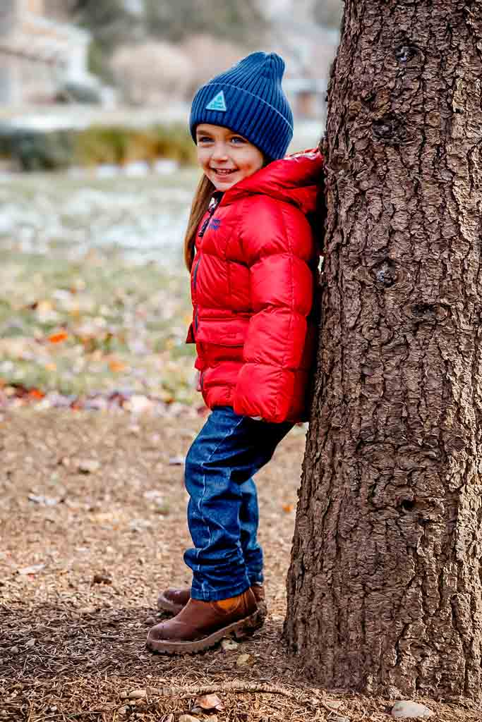 Tree Climber Beanie Hat - Navy