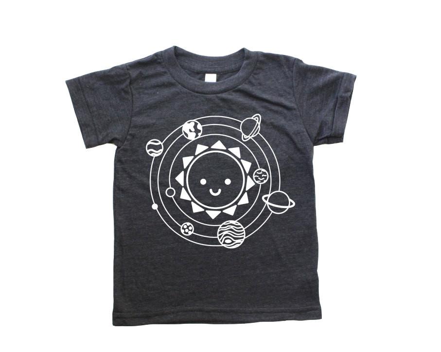 Kawaii Solar System Baby + Kid's Shirt