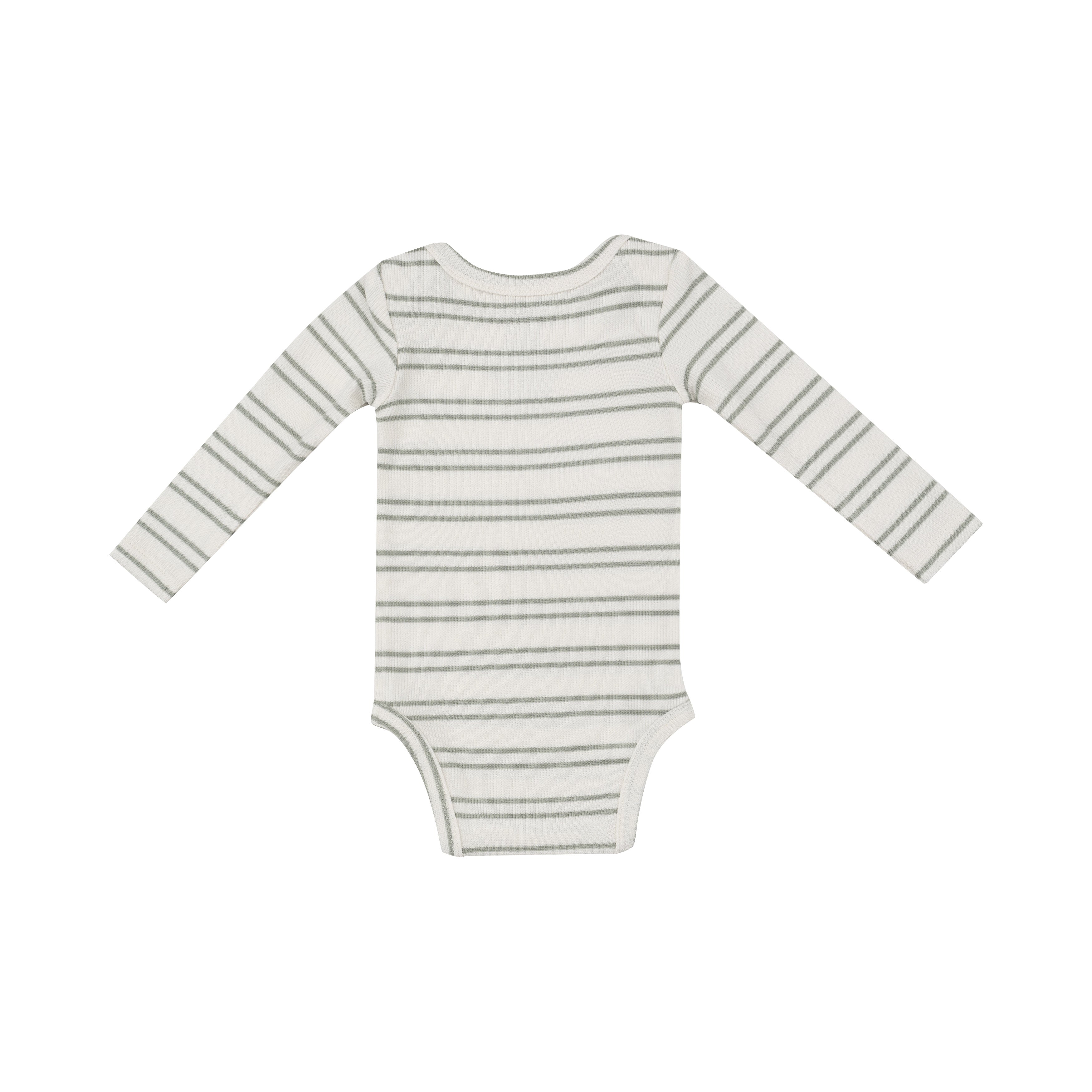 Bodysuit - Modal Rib Stripe - Desert Sage