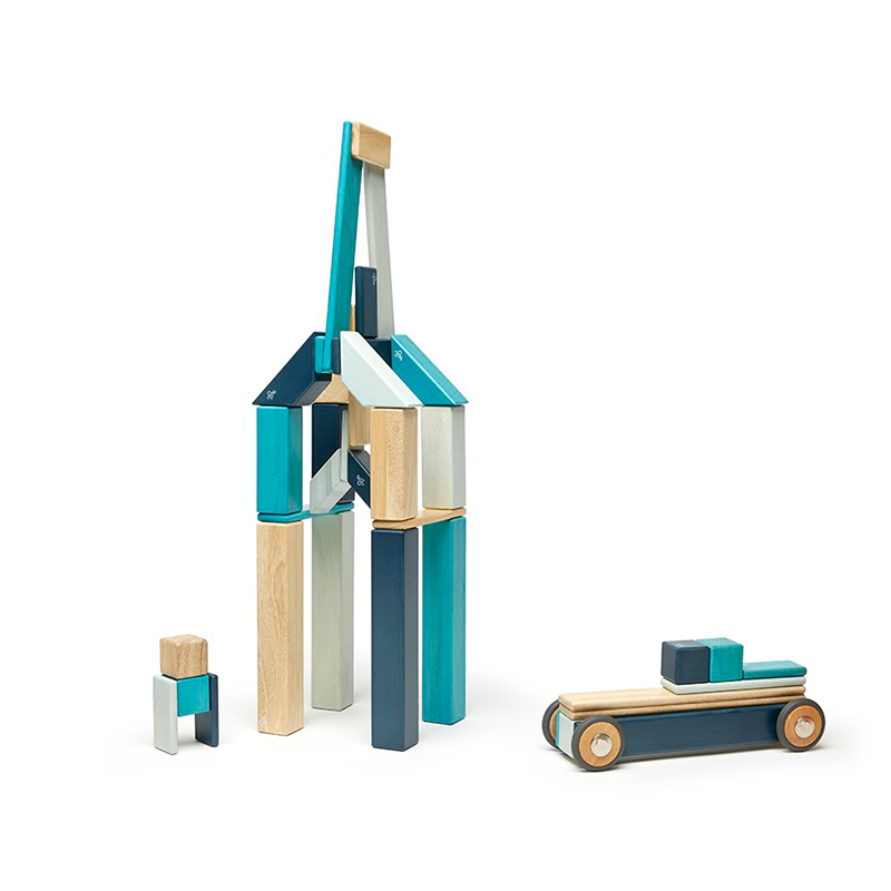 42-Piece Set <br>Magnetic Wooden Blocks <br>Tegu Classics