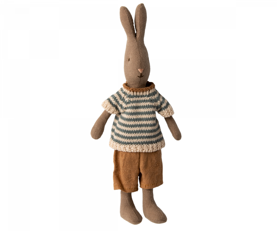 Rabbit Size 1, Shirt & Shorts - Brown