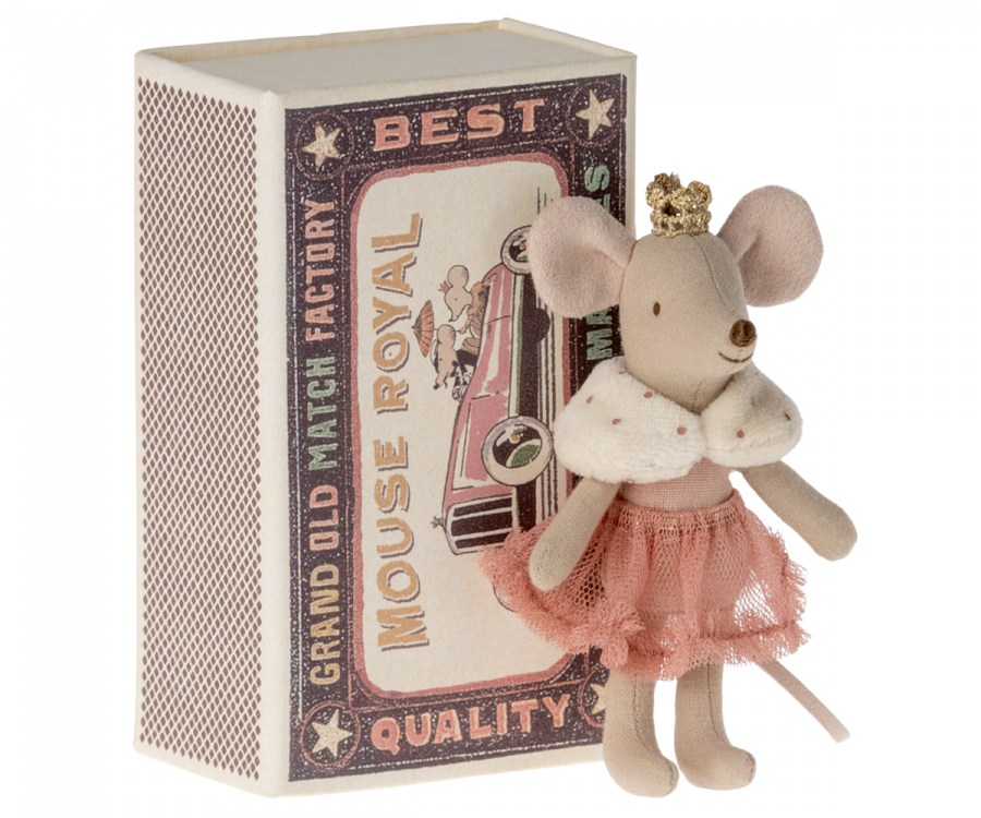 Princess mouse, Little sister in matchbox - Maileg