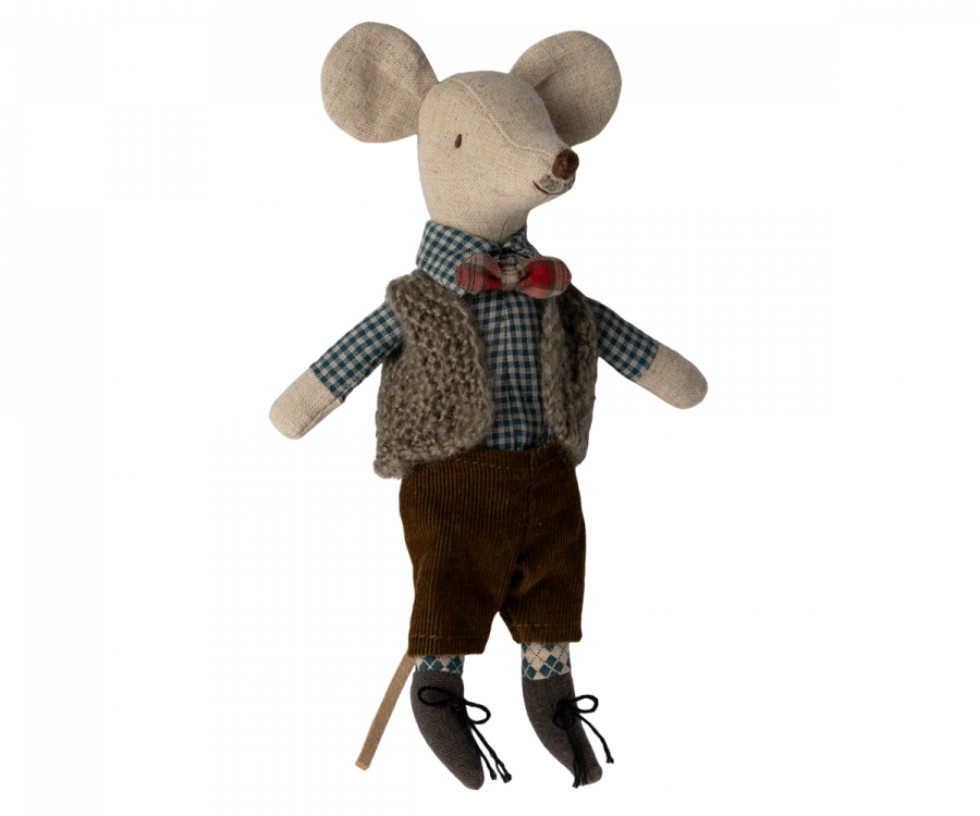 Vest, Pants and Bow Tie for Grandpa Mouse