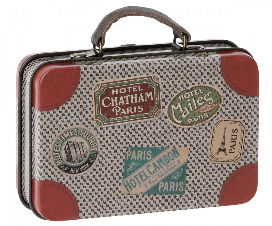 Suitcase, Metal - Grey Travel