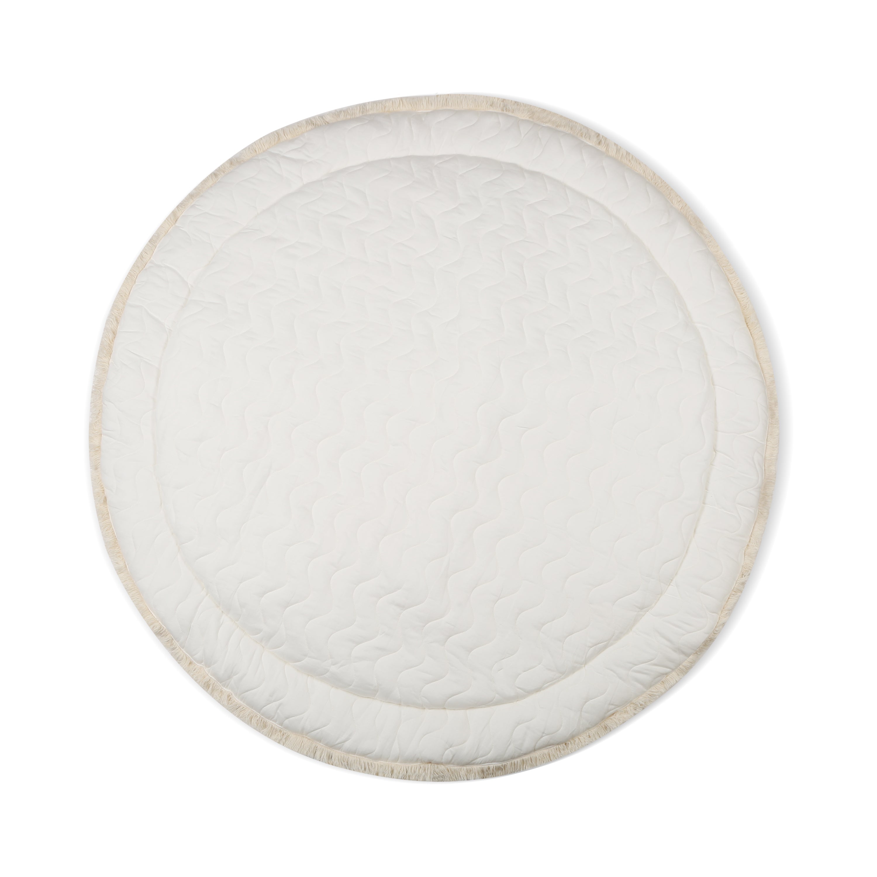 Organic Cotton Quilted Reversible Play Mat - Bloom and Ivory