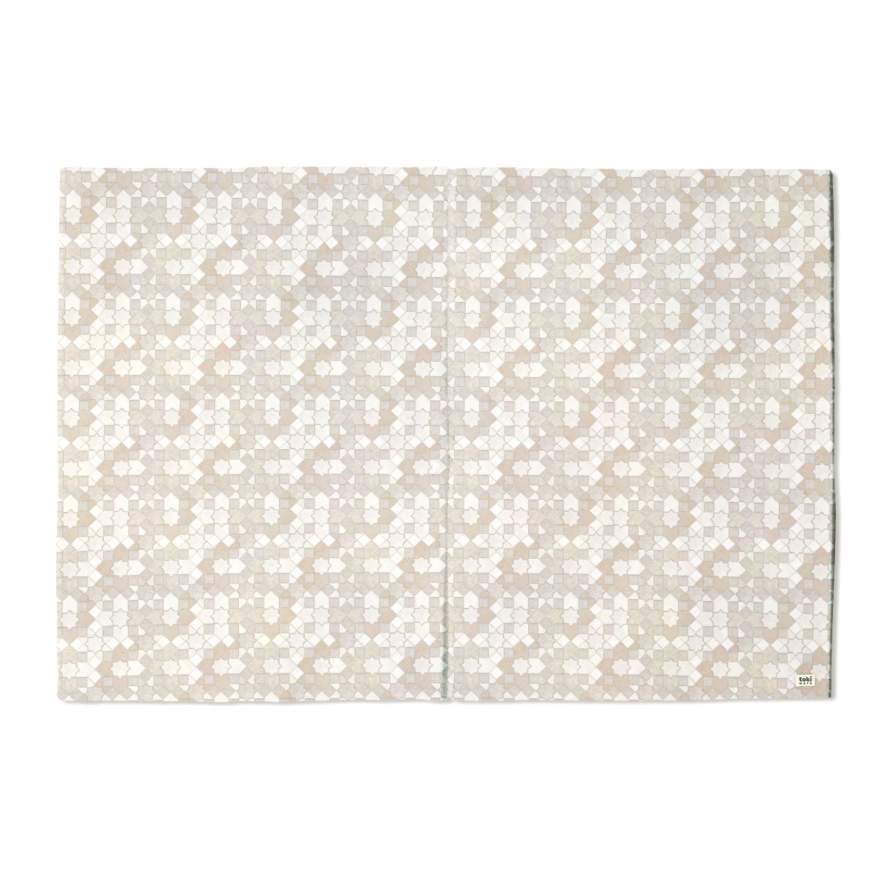 Grey Mosaic Organic Cotton Mat