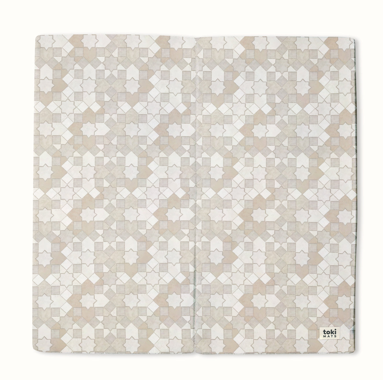 Grey Mosaic Organic Cotton Mat