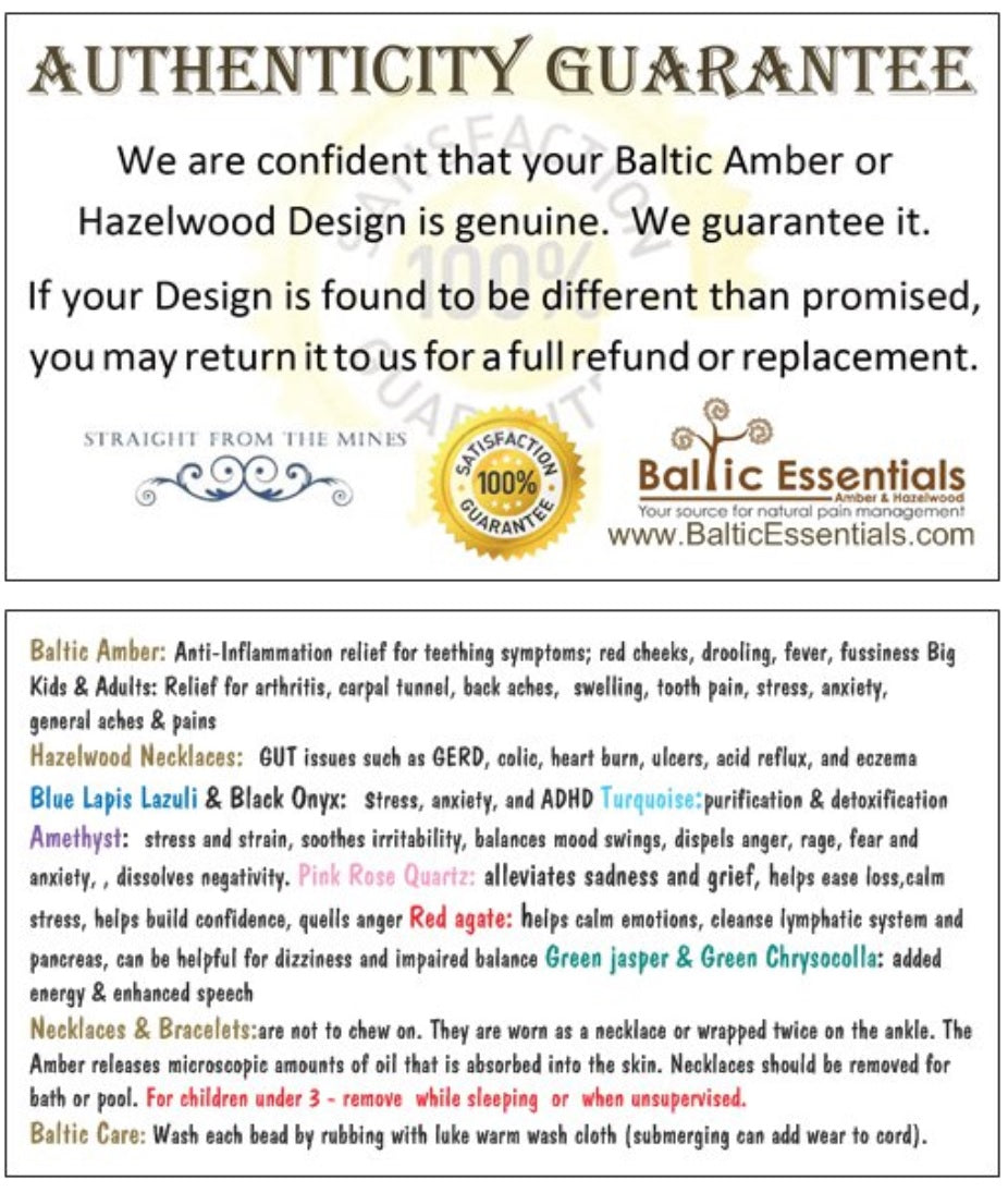 5.5 Baltic Amber Bracelet Raw Dark Amber Turquoise