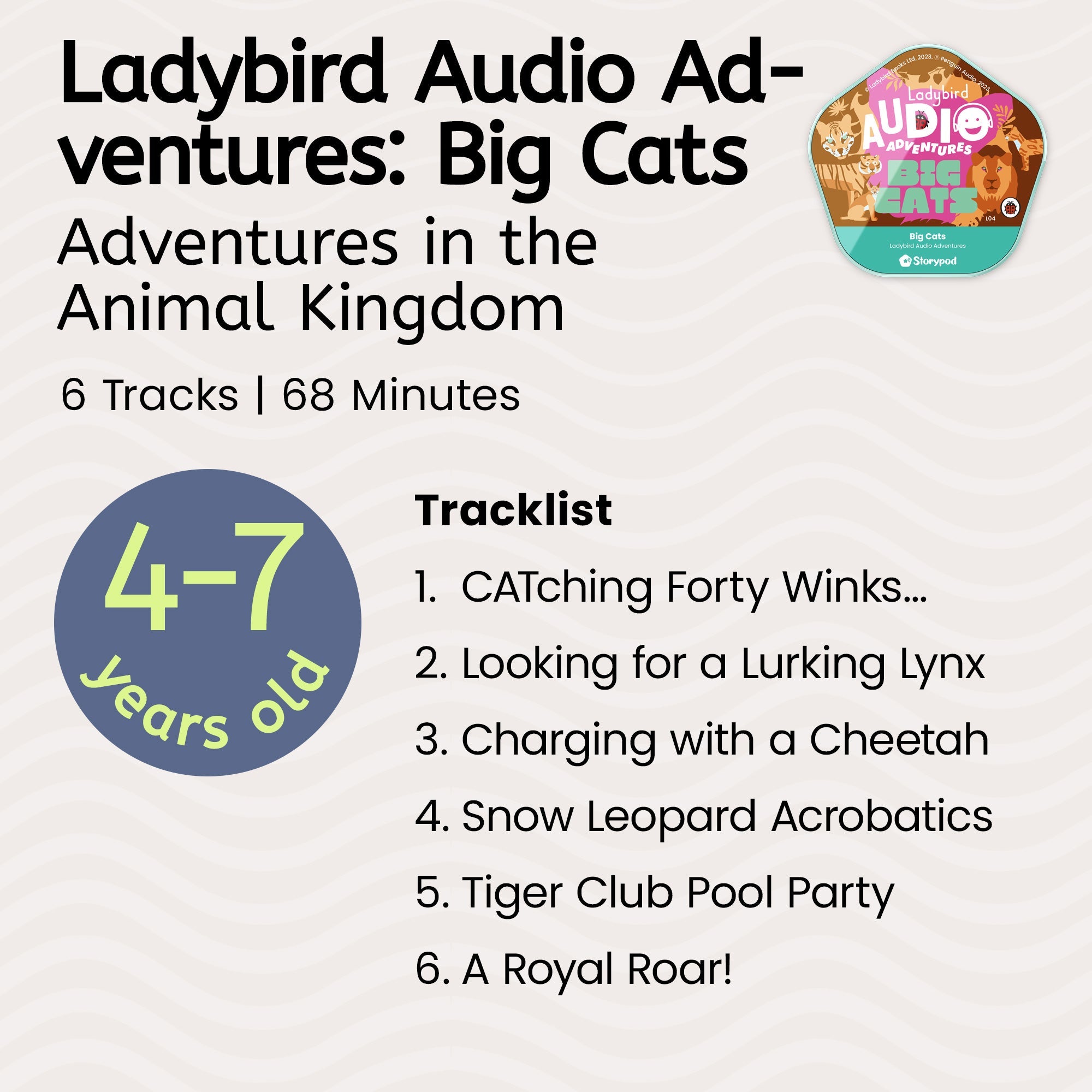 Ladybird Audio Adventures: Big Cats