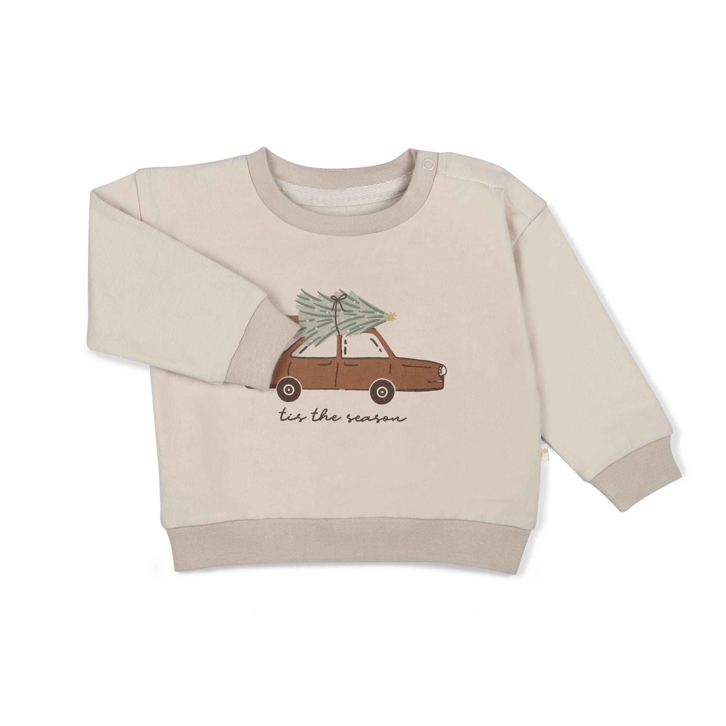 Organic Fleece Sweatshirt - Tis The Season