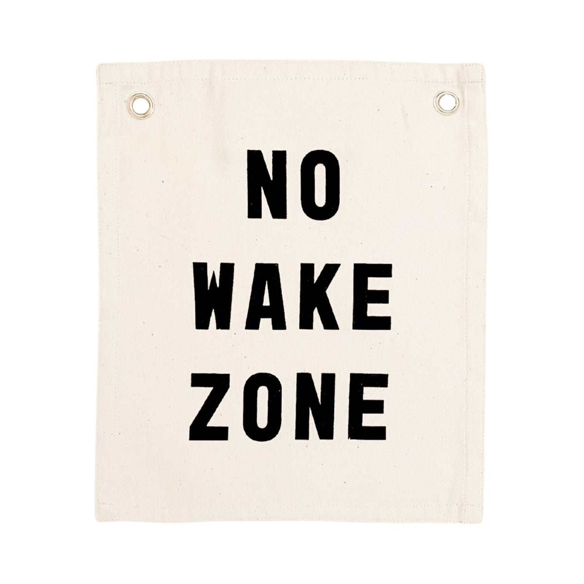 no wake zone banner