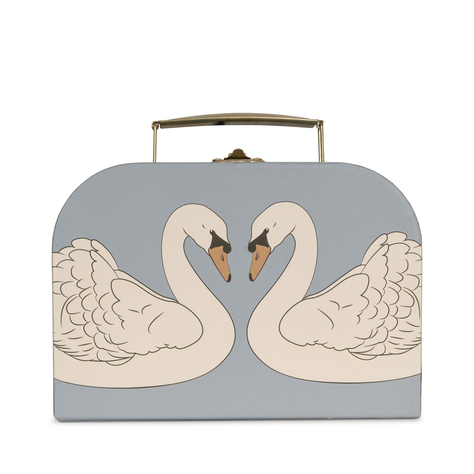 2 pack suitcase, swan