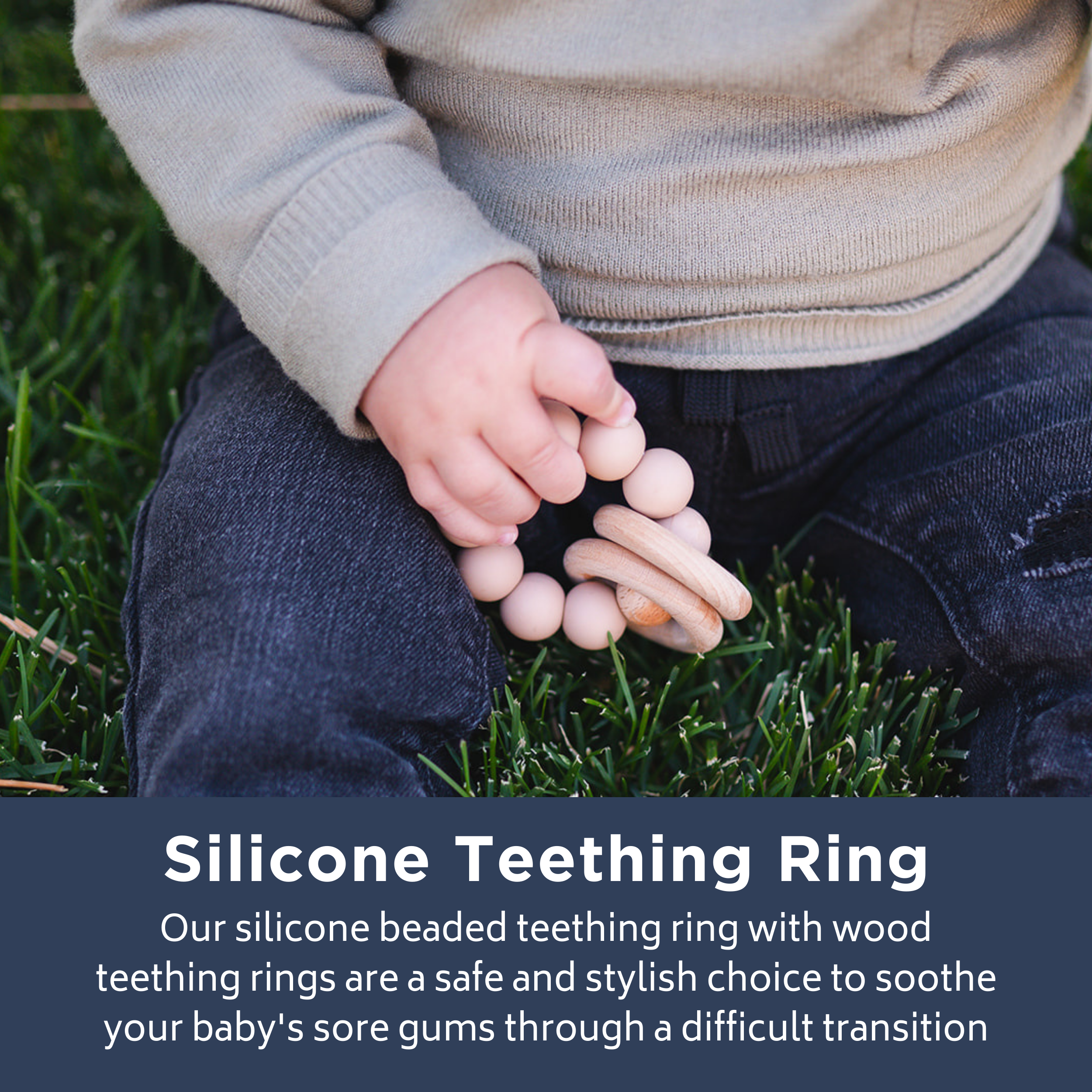 Apricot Teething Ring