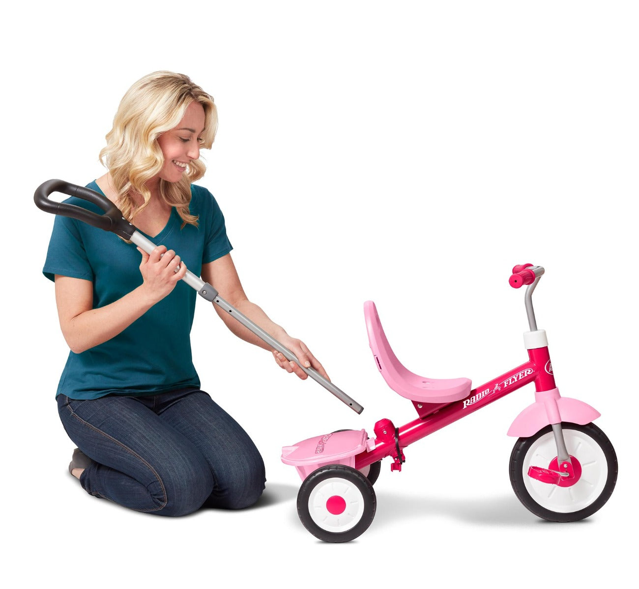 3-in-1 Stroll 'N Trike Pink