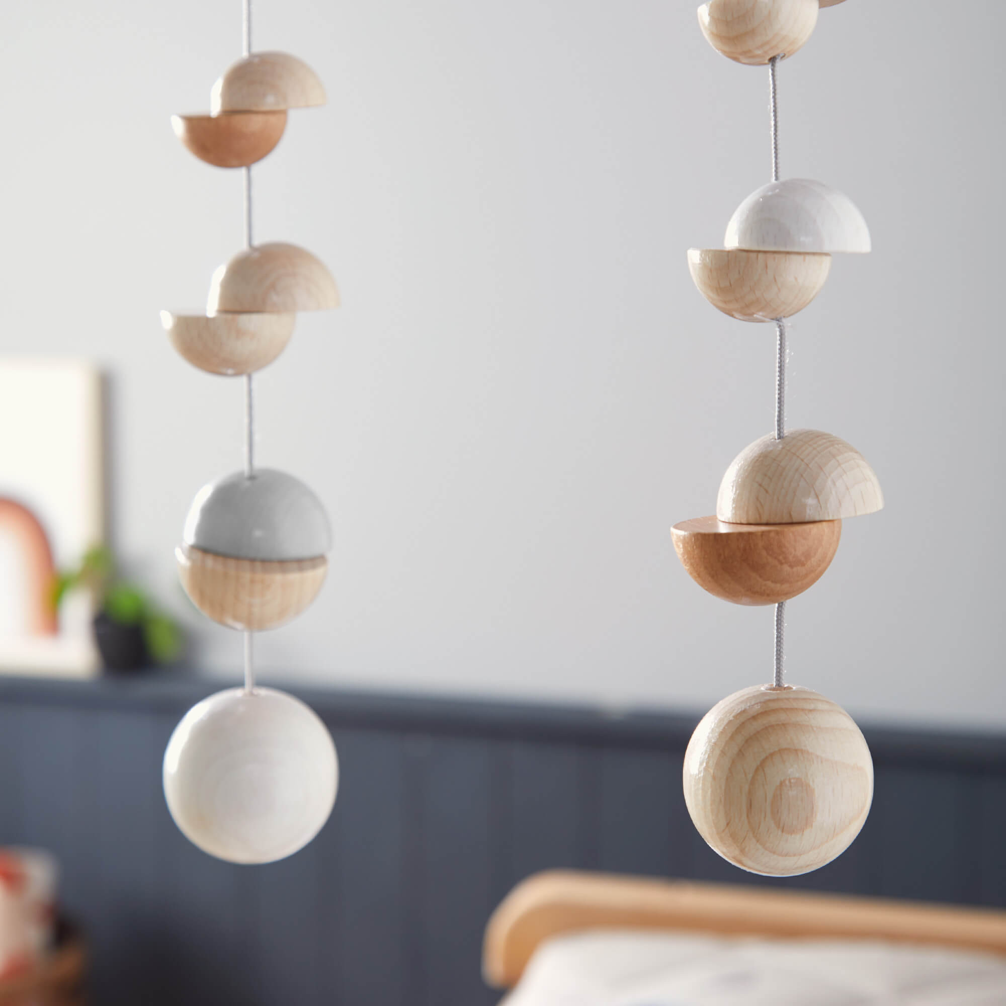 Wooden Mobile Dots