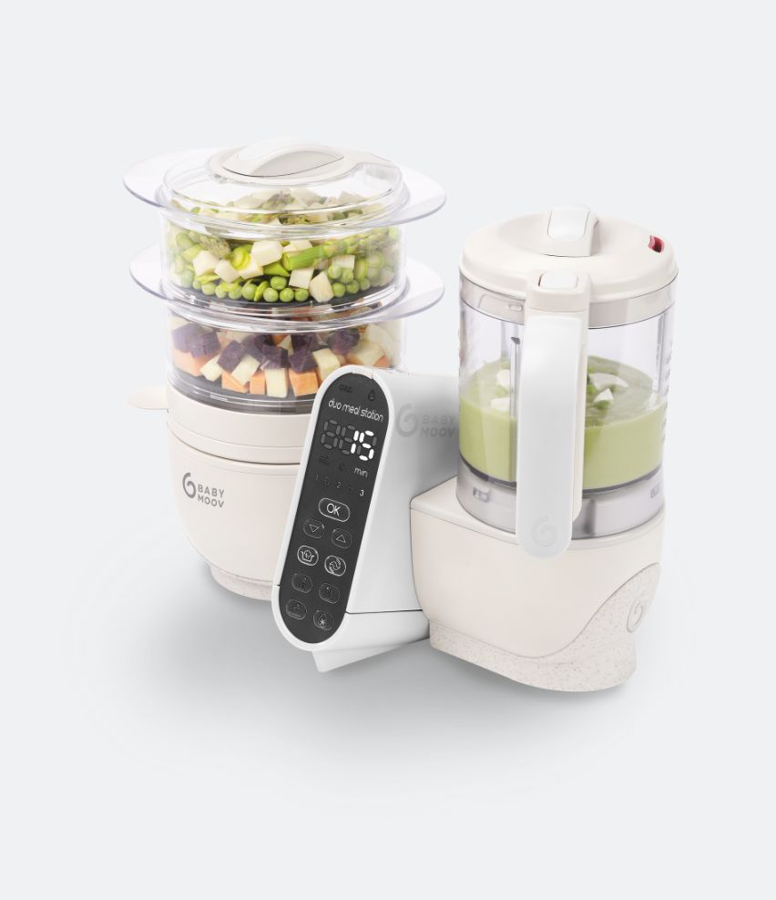 Duo Meal Station Baby Food Maker + 4 Free Food Containers