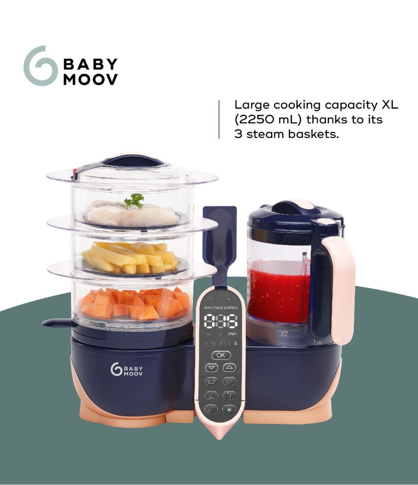 Duo Meal Station XL-  Infant & Toddler Food Processor  + Free Silicone Bowl & Spoon