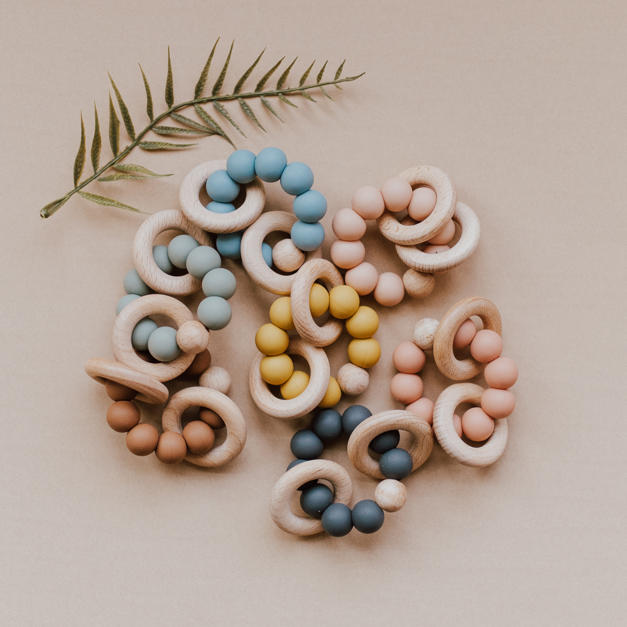 Duck Egg Blue Teething Ring