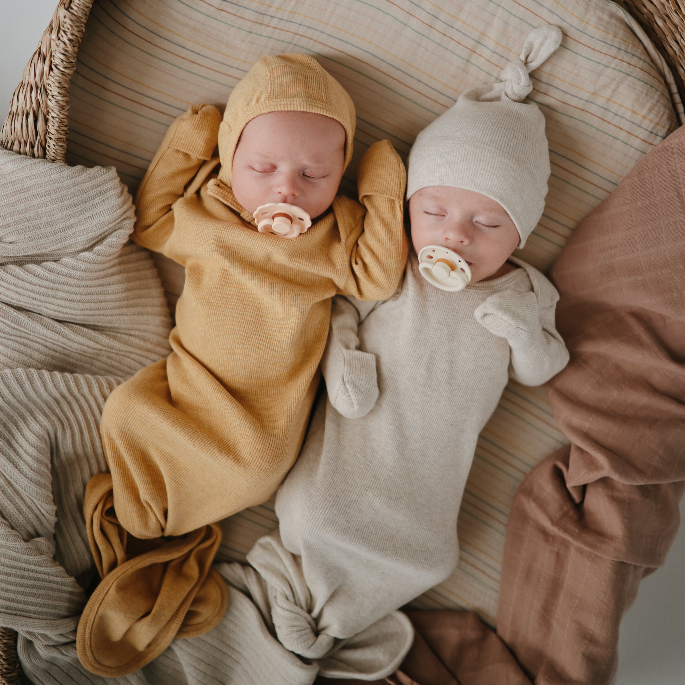 Ribbed Baby Bonnet