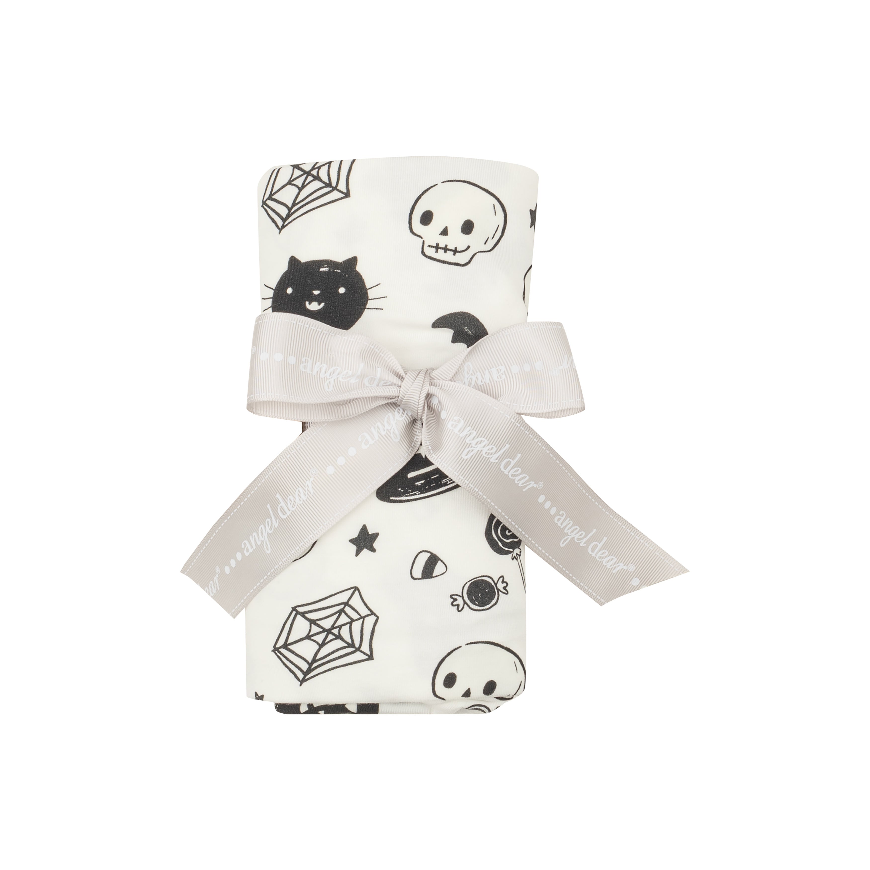 Swaddle Blanket - Black And White Halloween