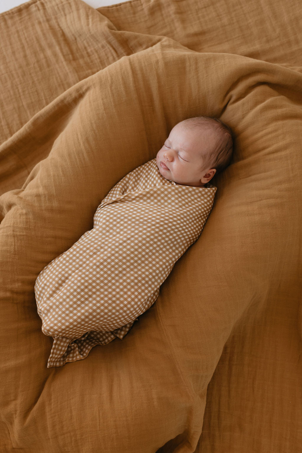 Muslin Swaddle | Golden Gingham