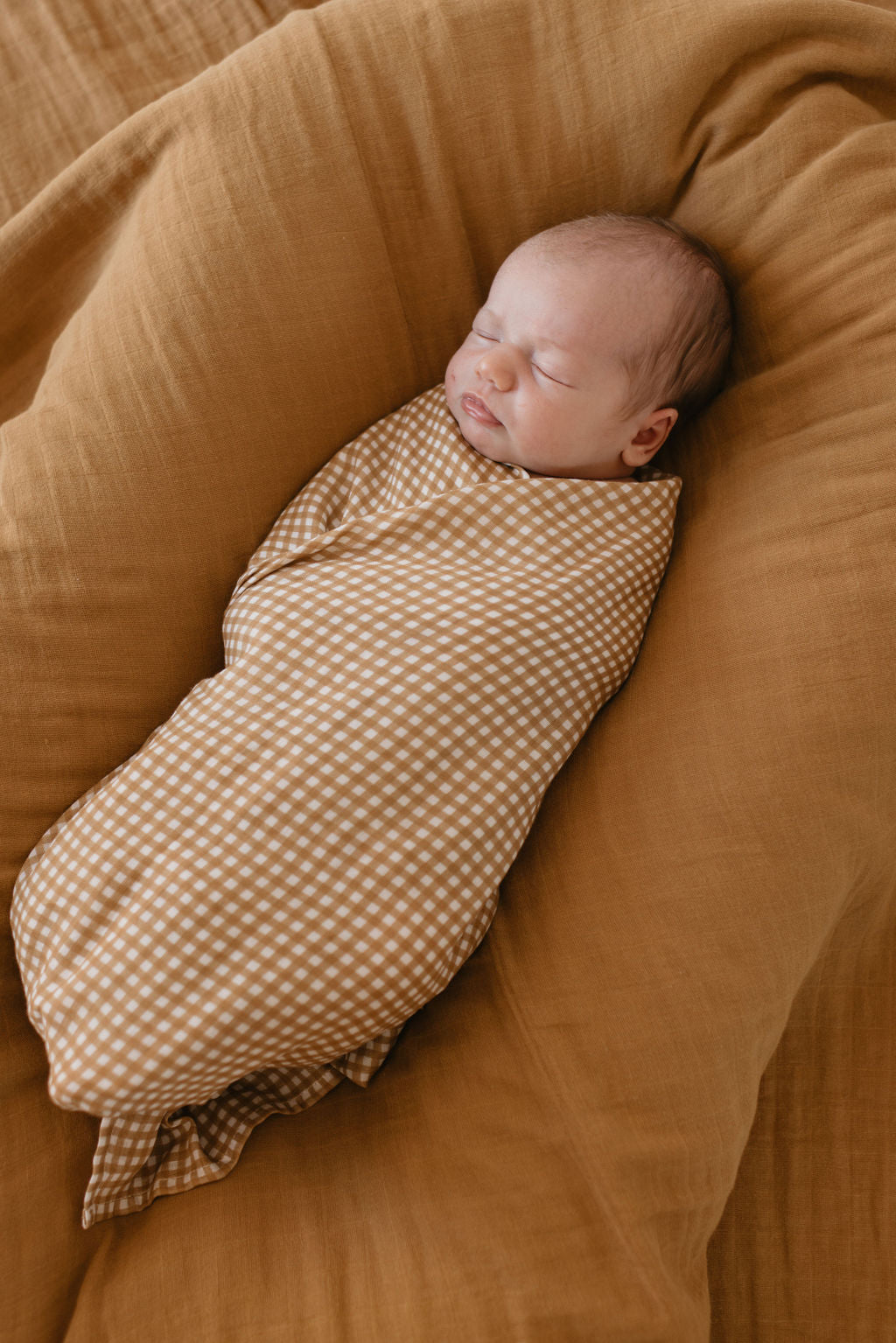 Muslin Swaddle | Golden Gingham