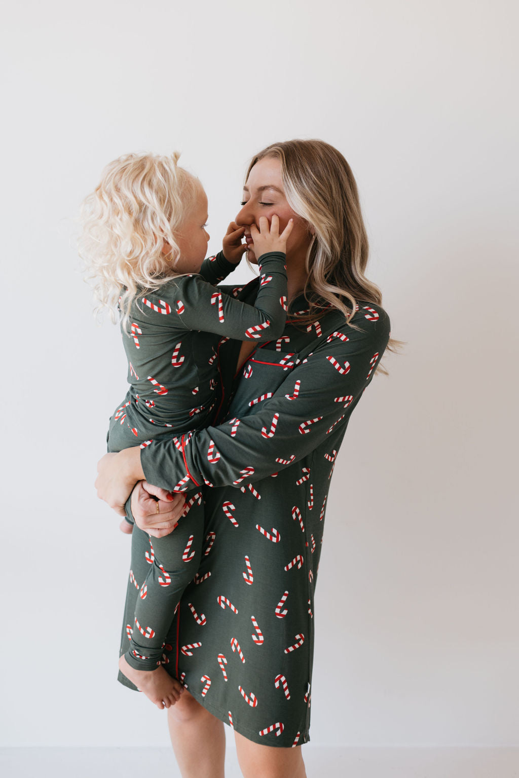 Women's Bamboo Sleeping Dress | Candy Cane Lane