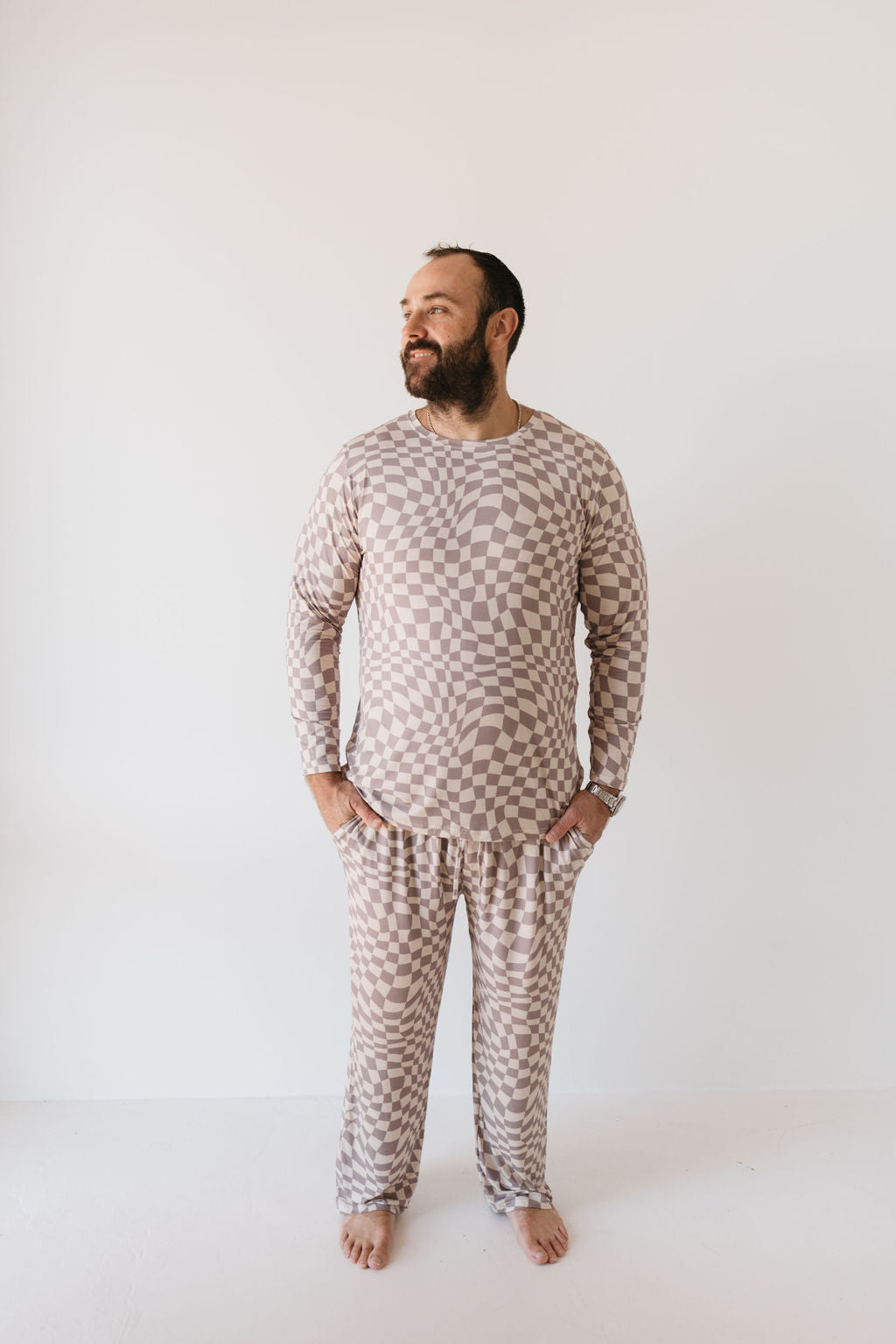 Men's Bamboo Pajamas | Smokey Wave