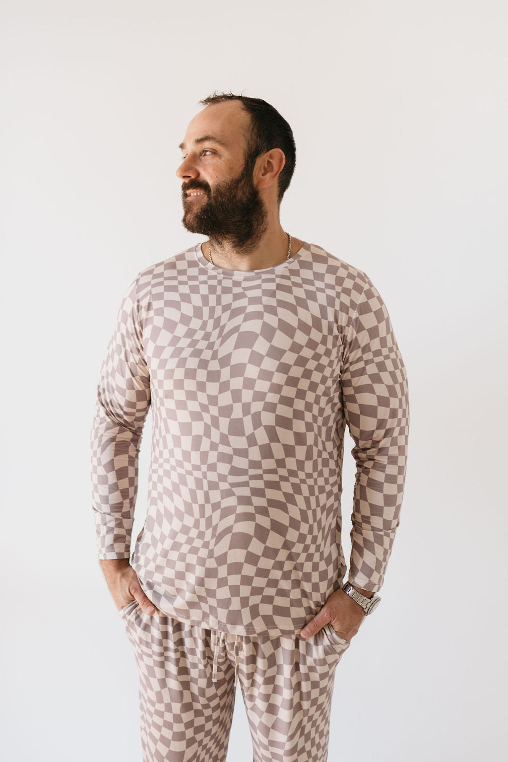 Men's Bamboo Pajamas | Smokey Wave