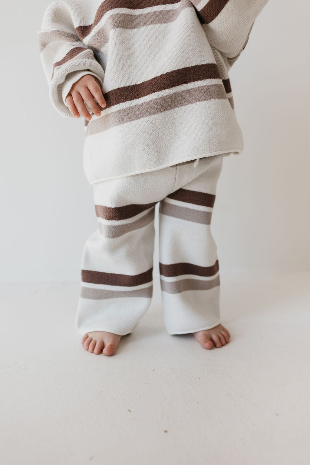 Knit Pant Set | Woodland Stripe