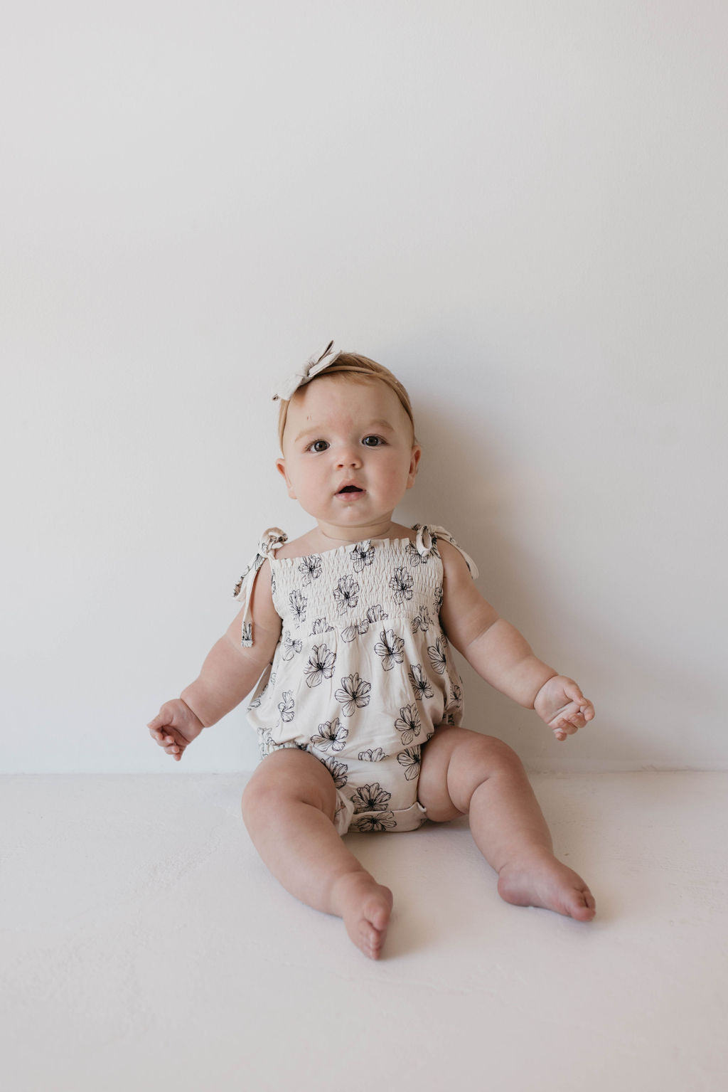 Bamboo Tie Top Romper | Desert Bloom