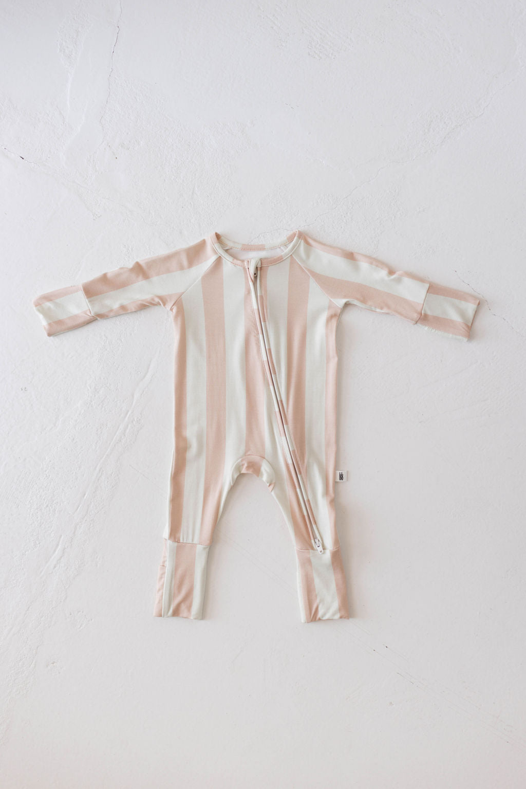 Bamboo Zip Pajamas  | Candy Stripe