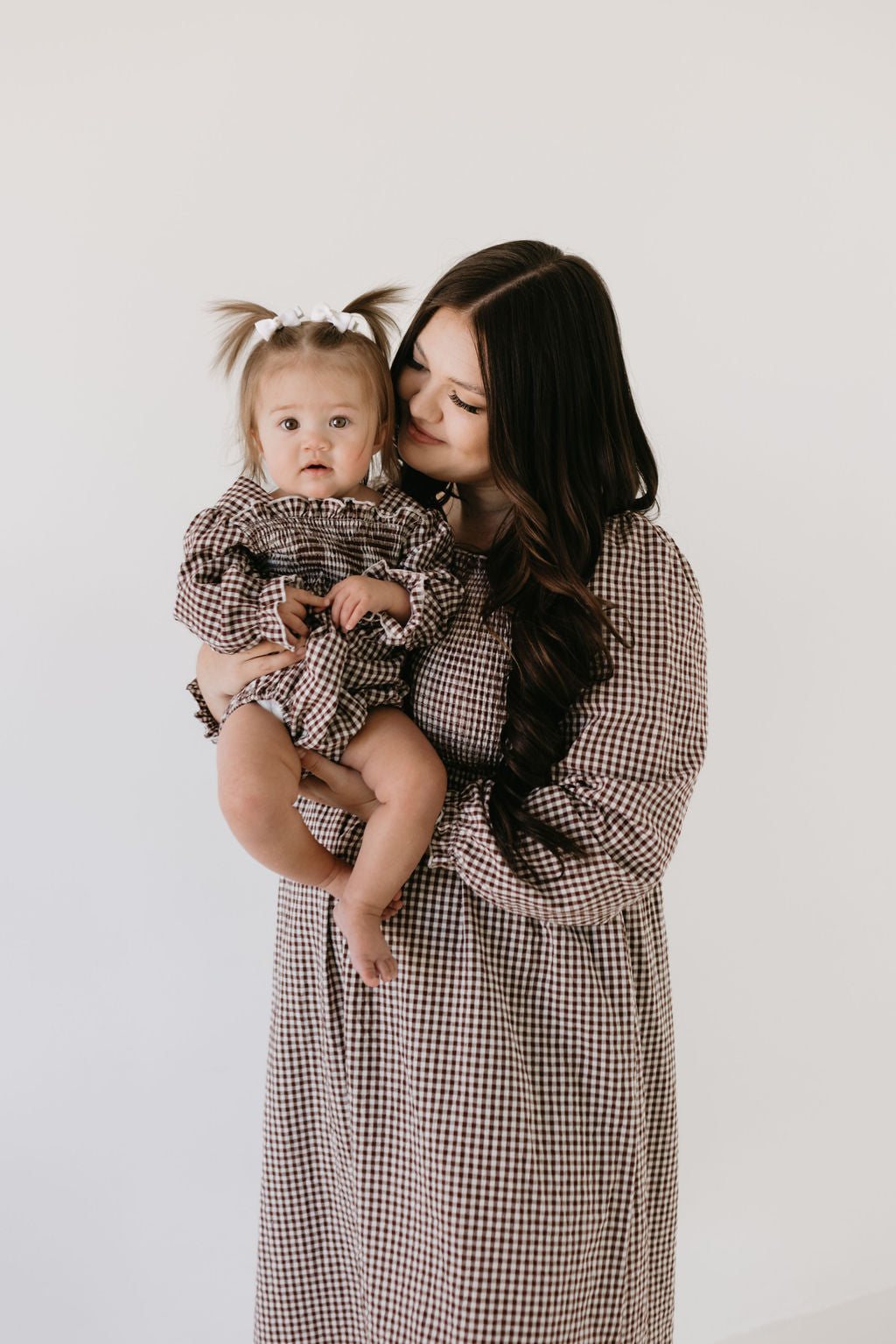 Ruffle Romper | Chocolate Chai