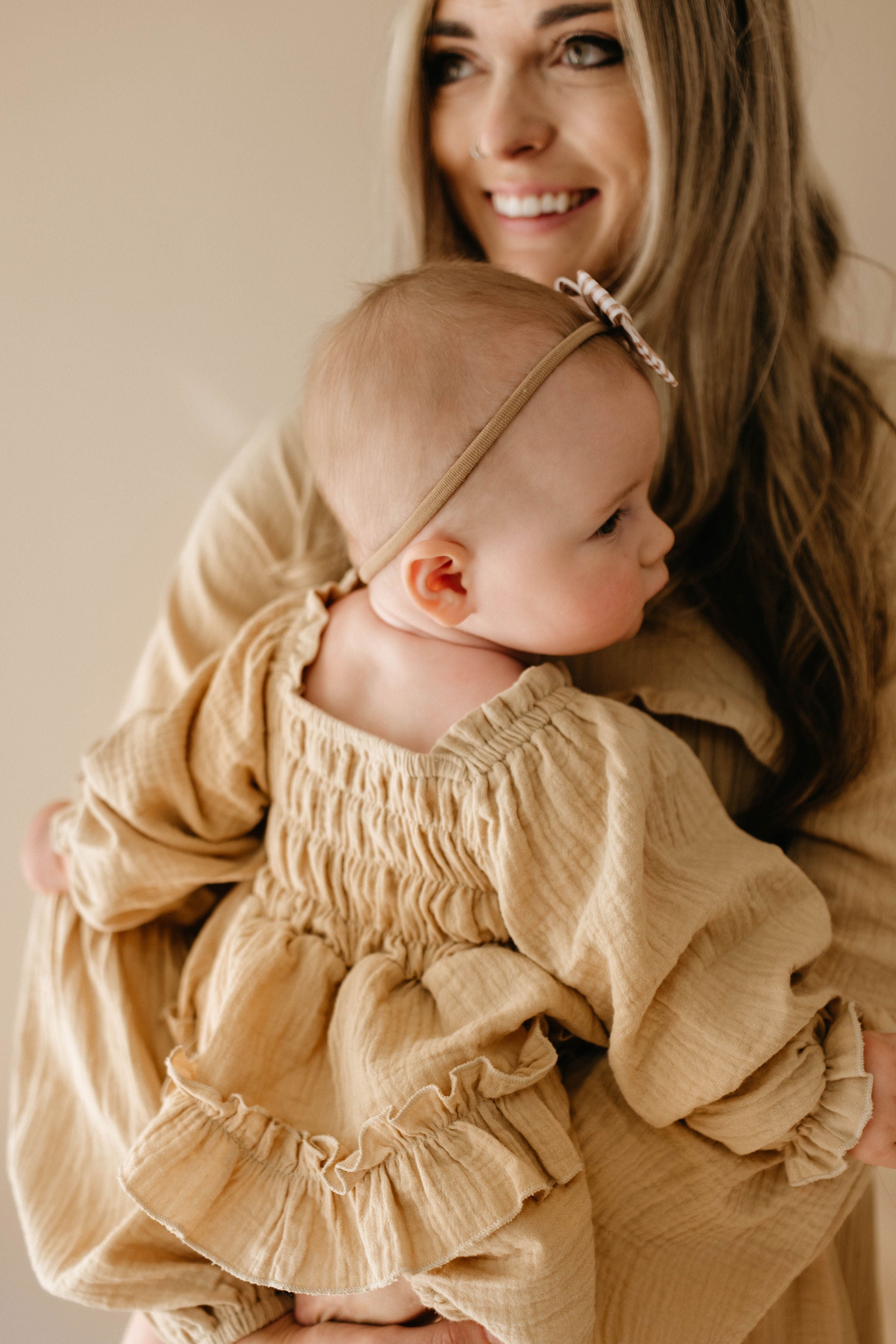 Ruffle Romper | Golden Hour