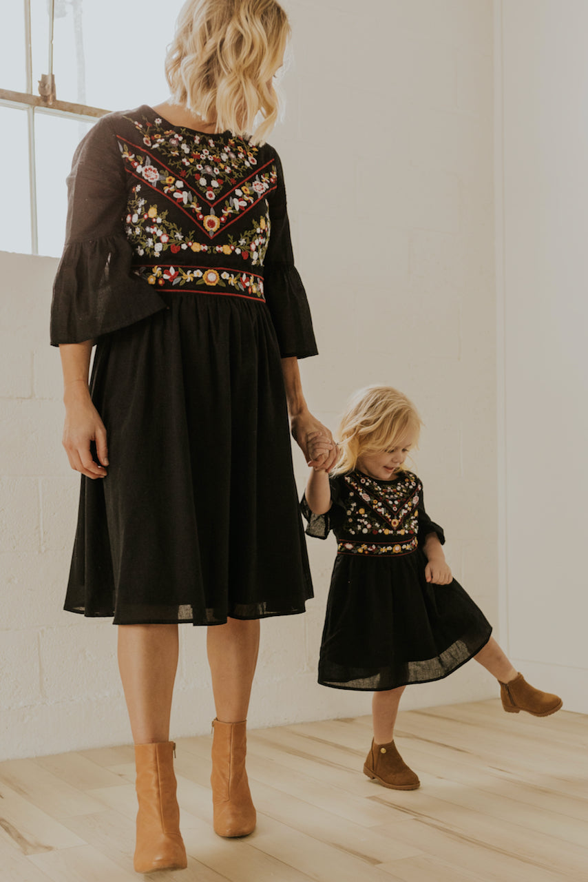 Mini DeMille Embroidery Dress