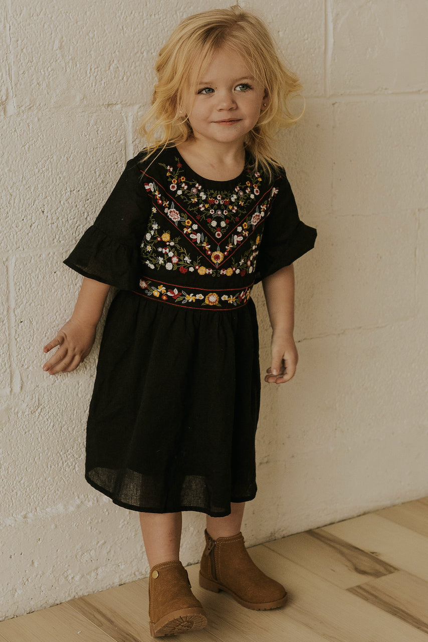 Mini DeMille Embroidery Dress