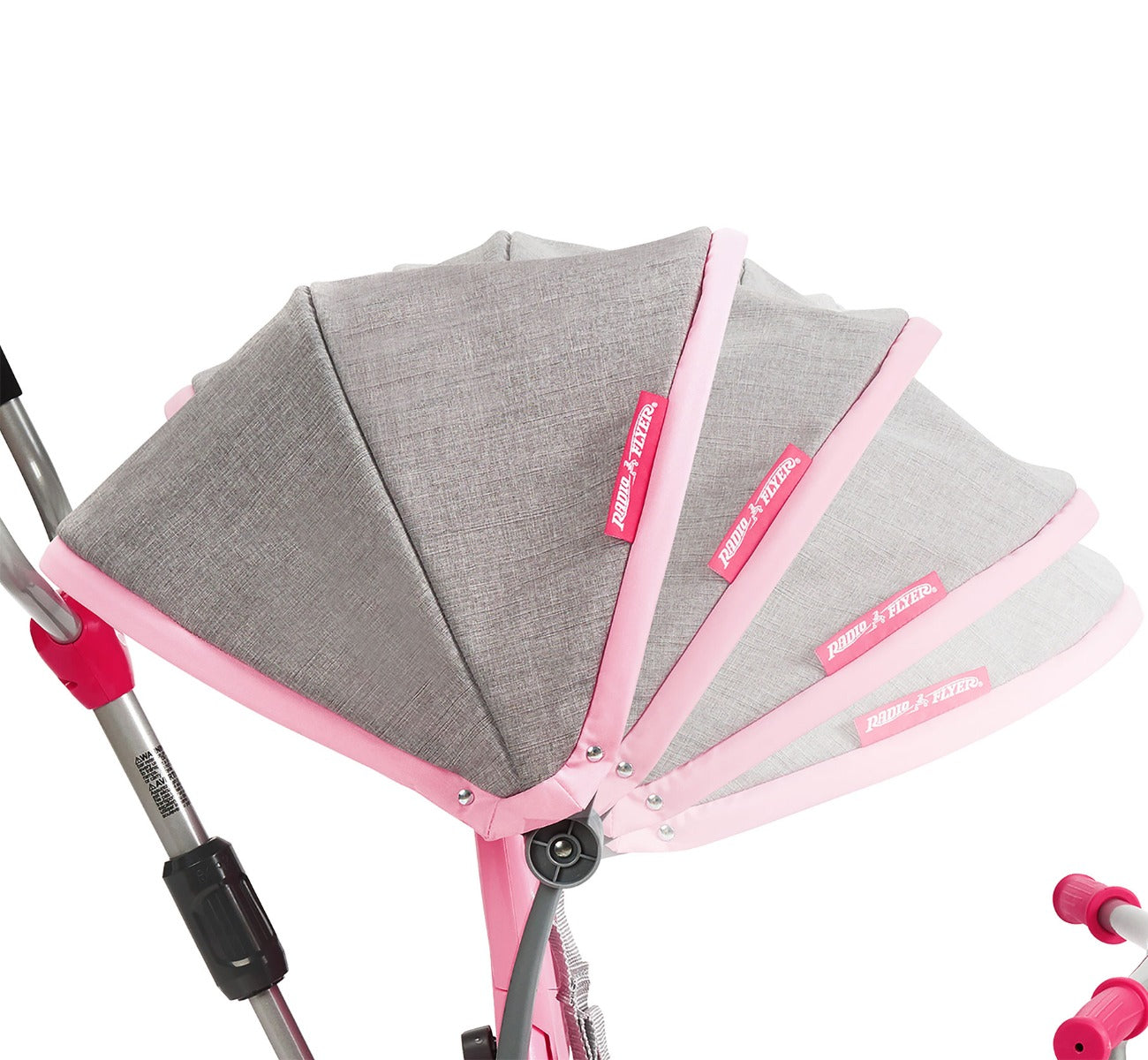 4-in-1 Stroll ‘N Trike with Activity Tray Pink