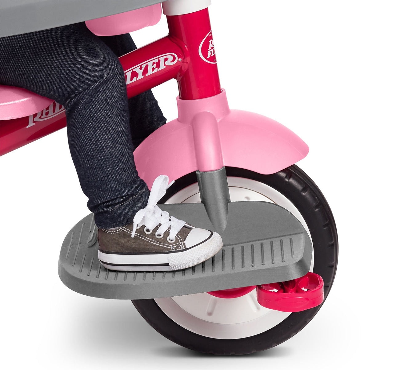 4-in-1 Stroll ‘N Trike with Activity Tray Pink